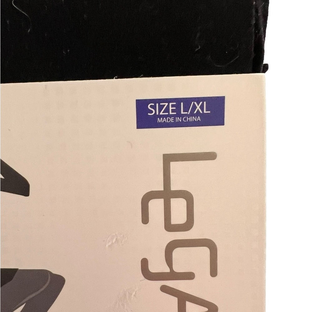 Legale Opaque Black Tights 2 Pack Size L/XL NWT - Picture 3 of 6